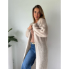 Cardigan mohér krémová