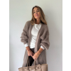 Cardigan mohér mocca