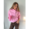 Mikina Lalu s kapucí sv.růžová