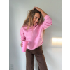 Mikina Lalu s kapucí sv.růžová