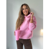 Mikina Lalu s kapucí sv.růžová