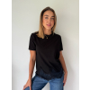 Triko s krajkou černá