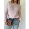 Mohérový svetr růžová