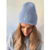 Čepice NY modrá/ pudrová