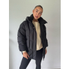 Zimní oversize bunda černá