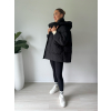 Zimní oversize bunda černá