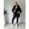 Zimní oversize bunda černá