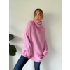 Oversize svetr Given růžová