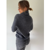 Svetr alpaka s rolákem tmavě šedá