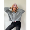 Svetr žíhaný šedá