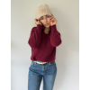Polo svetr MILLE vínová