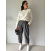 Kalhoty Claude šedá