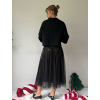 Tylová sukně černá