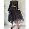 Tylová sukně černá