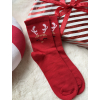 Ponožky sobík červená