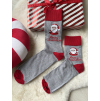 Ponožky Pánské santa šedá