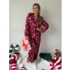 Saténové Deluxe pyžamo Vánoce Santa