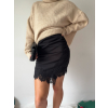 Sukně krátká s krajkou černá
