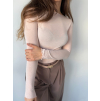 Triko s kašmírem nude pudrová