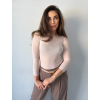 Triko s kašmírem nude pudrová