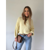 Svetr s alpakou žlutá