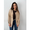 Boho kabátek béžová