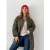 Dlouhý bomber Kimmi khaki