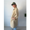 Oversize bunda Kooki béžová