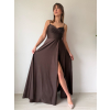 Společenské šaty čokoláda