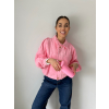 Manšestrový bomber neon růžová