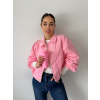 Manšestrový bomber neon růžová