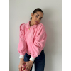 Manšestrový bomber neon růžová
