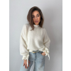 Svetr onny s mašlí bílá