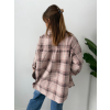Košile/bundička károvaná růžová
