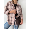 Košile/bundička károvaná růžová