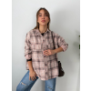Košile/bundička károvaná růžová