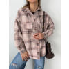 Košile/bundička károvaná růžová