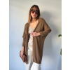 Cardigan basic hnědá