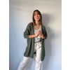Cardigan basic khaki