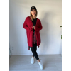 Cardigan basic červená