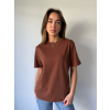Basic triko LONG hnědá