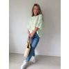 Triko oversize malibu mint