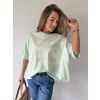 Triko oversize malibu mint
