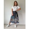 Sukně s květy dark