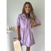šaty na knoflíky POE lila