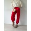 Kalhoty Jersey červená
