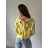 Svetr s krajkou žlutá