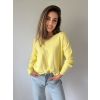 Svetr s krajkou žlutá