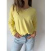 Svetr s krajkou žlutá