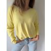 Svetr s krajkou žlutá